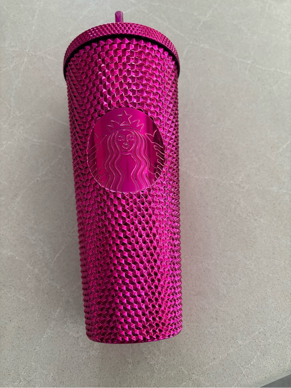 Starbucks Holiday 2022 Sangria / Magenta Bling Studded Venti Tumbler (24oz)